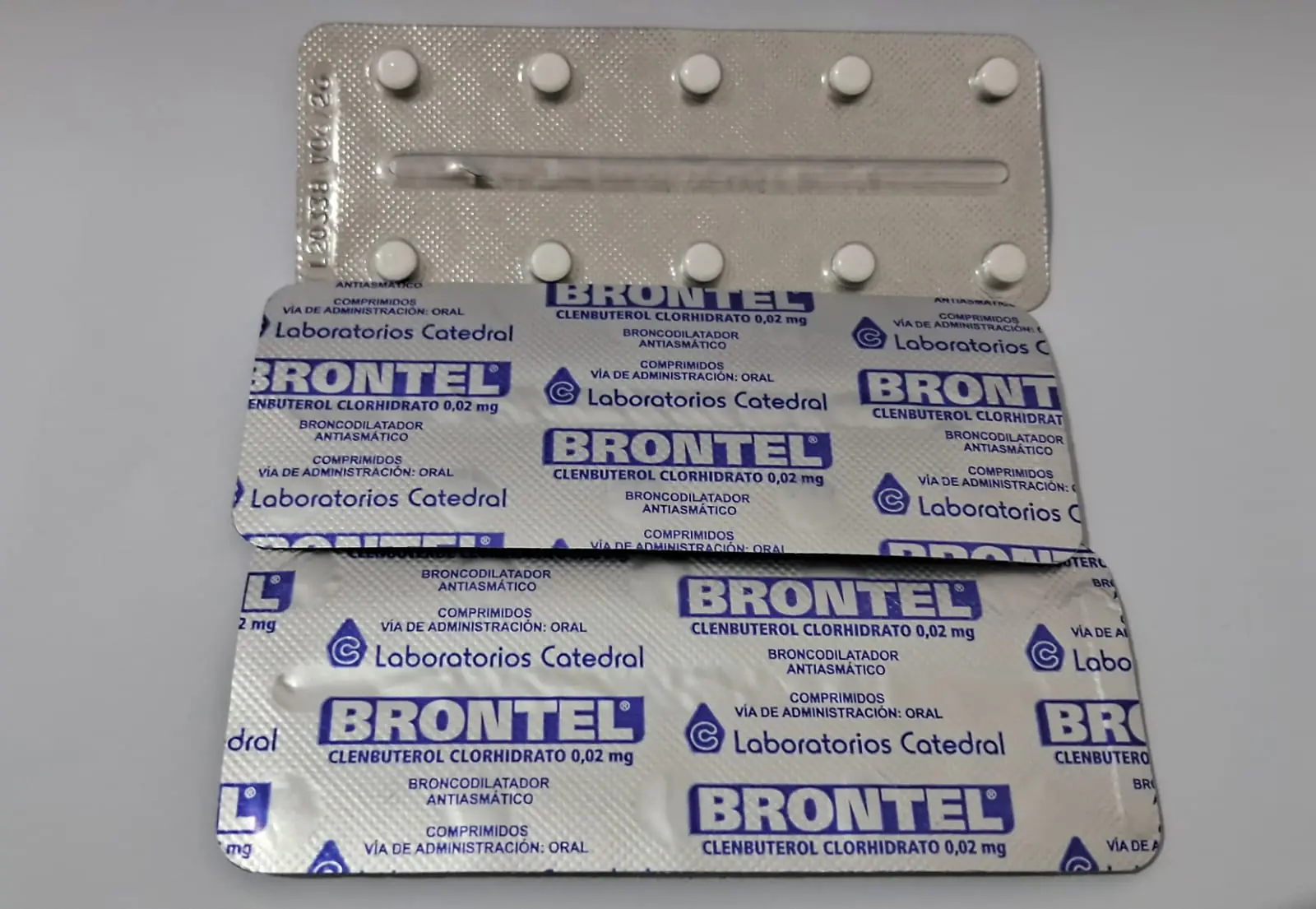 Clembuterol Cartela 10 comprimidos 0.2 mg